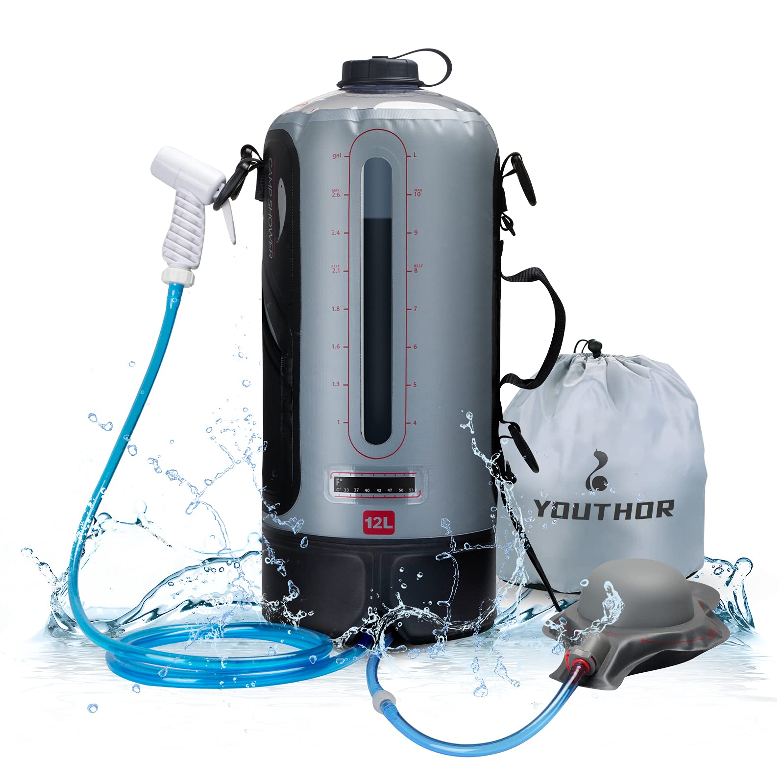 Buy Youthor Portable Camping Shower, Portable Shower for Camping