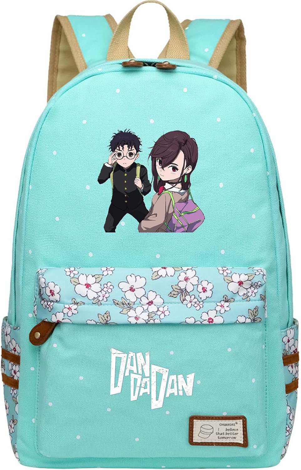 Anime DanDaDan Backpack Canvas School Bag Schoolbag Daypack Laptop Bag Bookbag 11