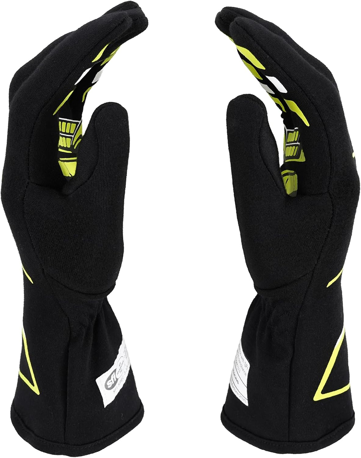 Racing Gloves SFI 3.3/5 Certified Flame Retardant, Aramid Knit, Anti-Slip Grip, Breathable, Secure Fit for Professional Drivers