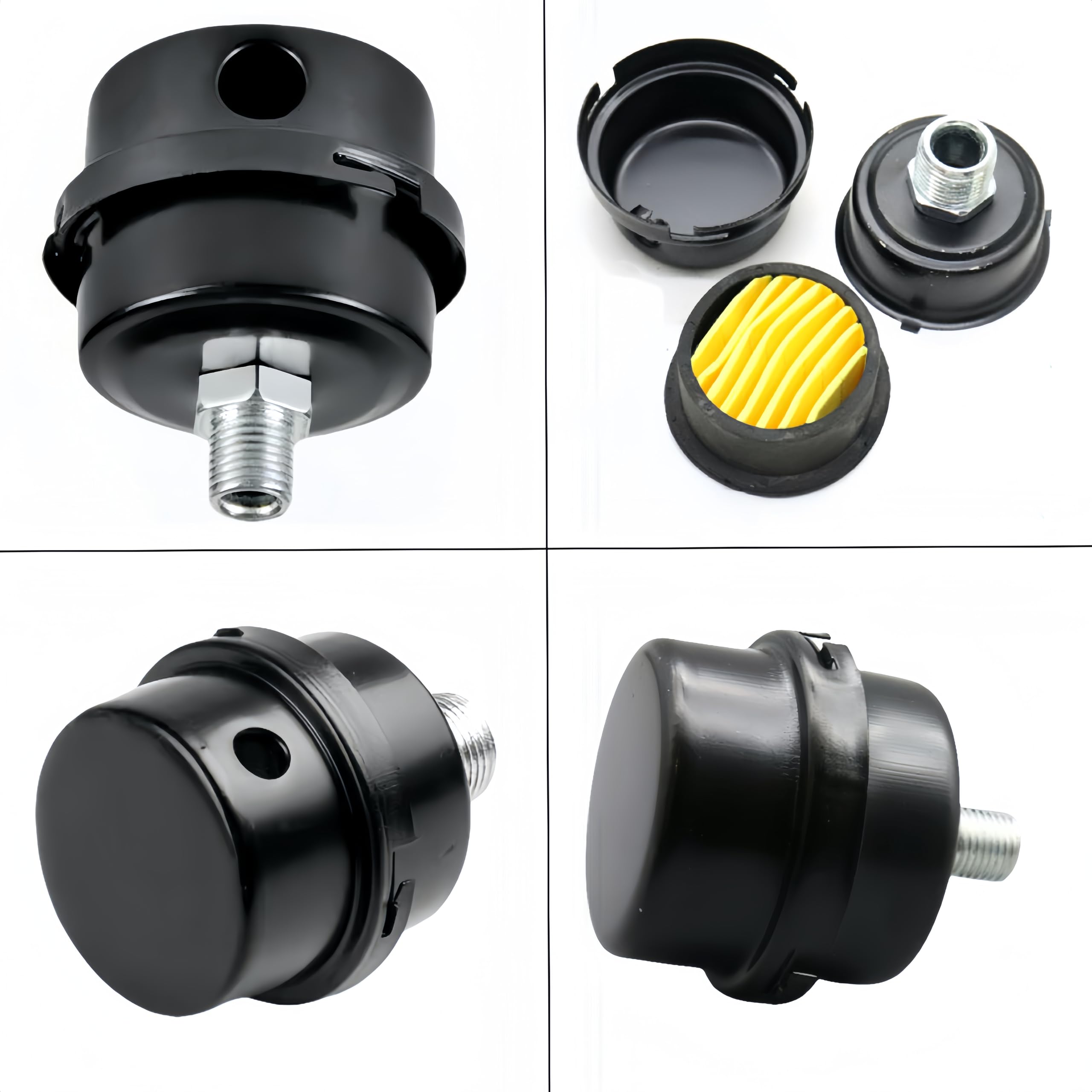 Air Compressor Filter Silencer - Reduce Noise & Protect -6 Air Compressor Filter Silencer - Reduce Noise & Protect -6