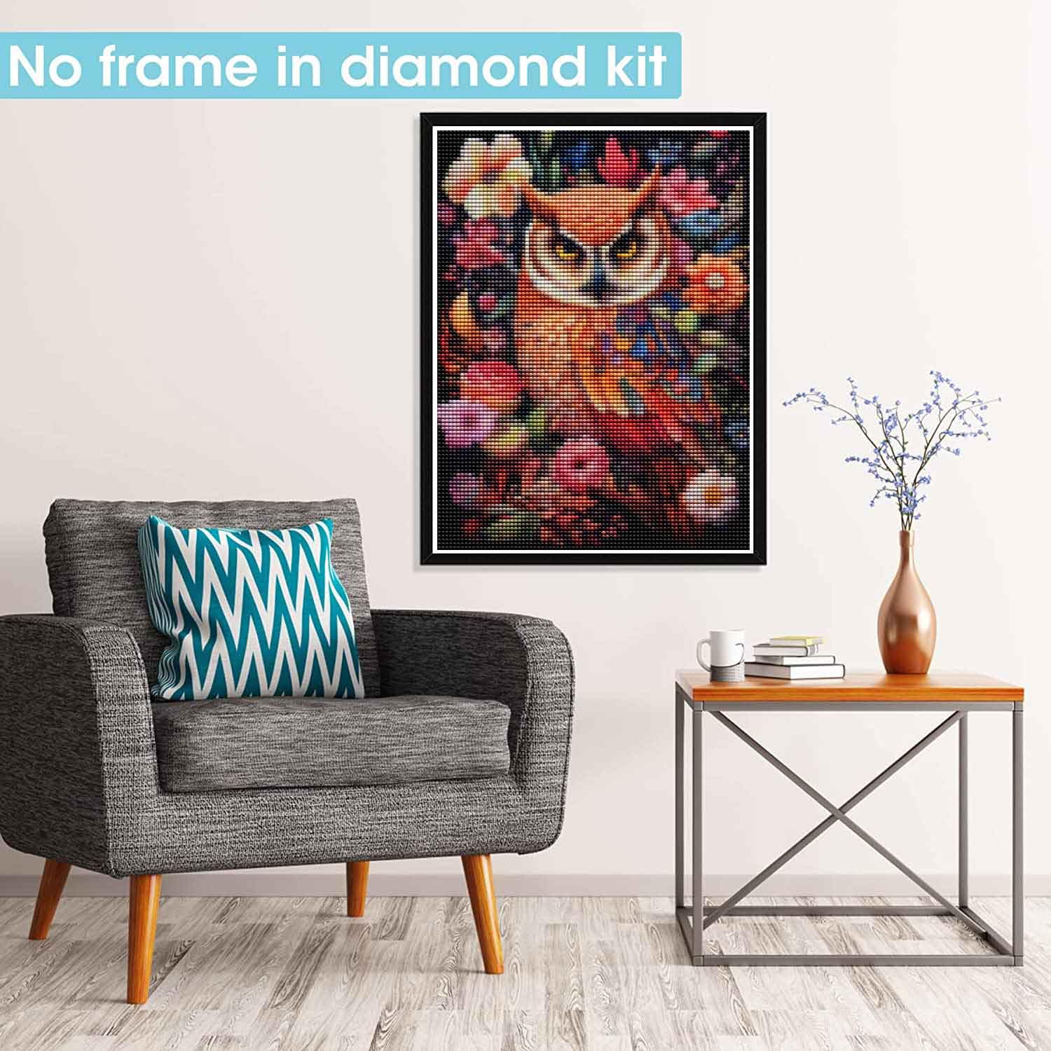 Kit 5D Diamond Painting Pavemlo - Aquila In Volo, Mosaico Fai Da Te Con Strass Per Decorazione Parete 30x40 Cm