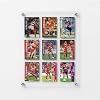 SAFE 5113 Acrylic Frame for Playing Cards UV-Stabilised Wall Frame Made of Acrylic Glass for 9 Trading Cards Includes Screws and Spacers Stylish Wall Mounting SAFE 5113