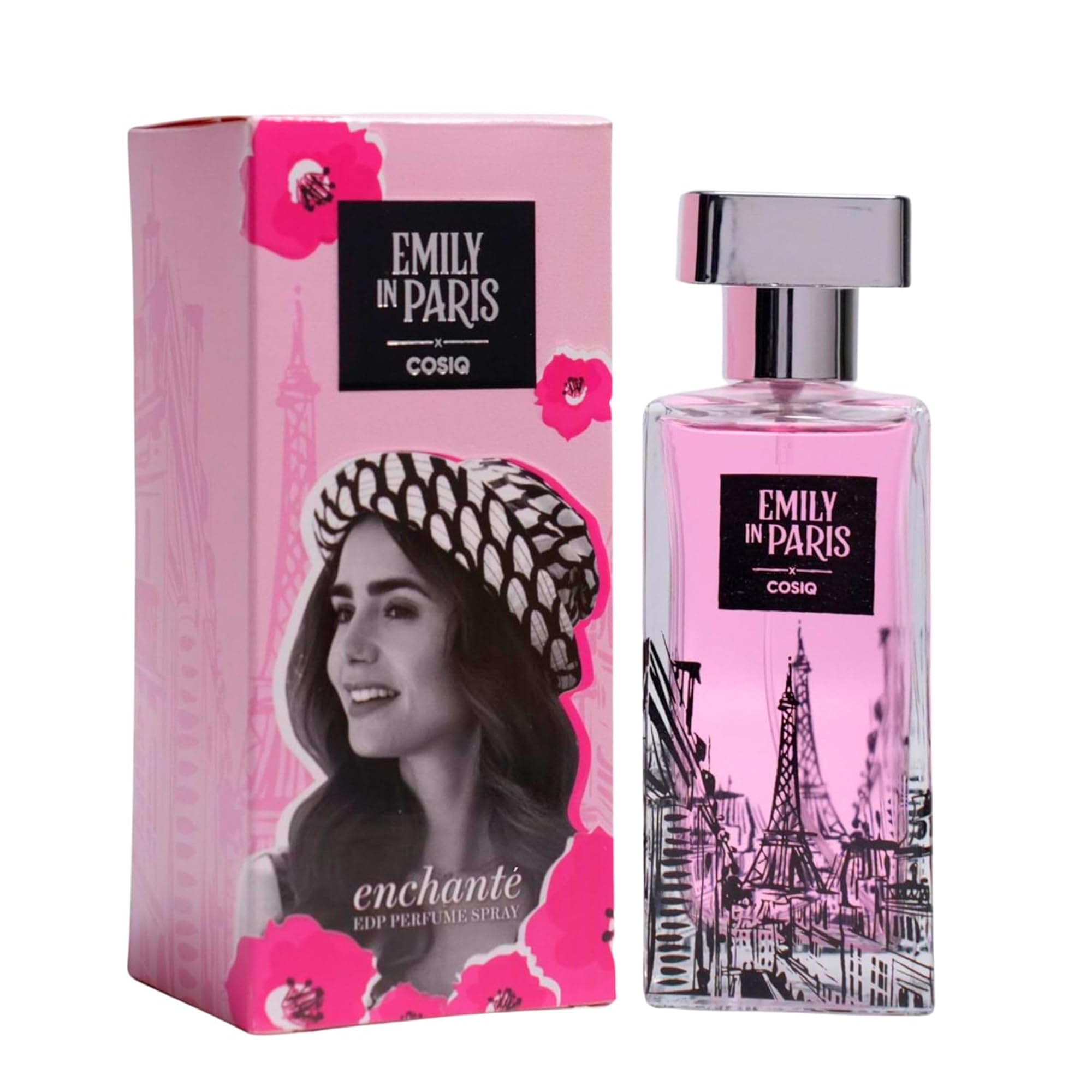 Cos-IQ Emily In Paris Enchante Eau de Parfum (EDP) Perfume | Long-Lasting Fragrance | Floral Woody Musk | for Women, 100ml