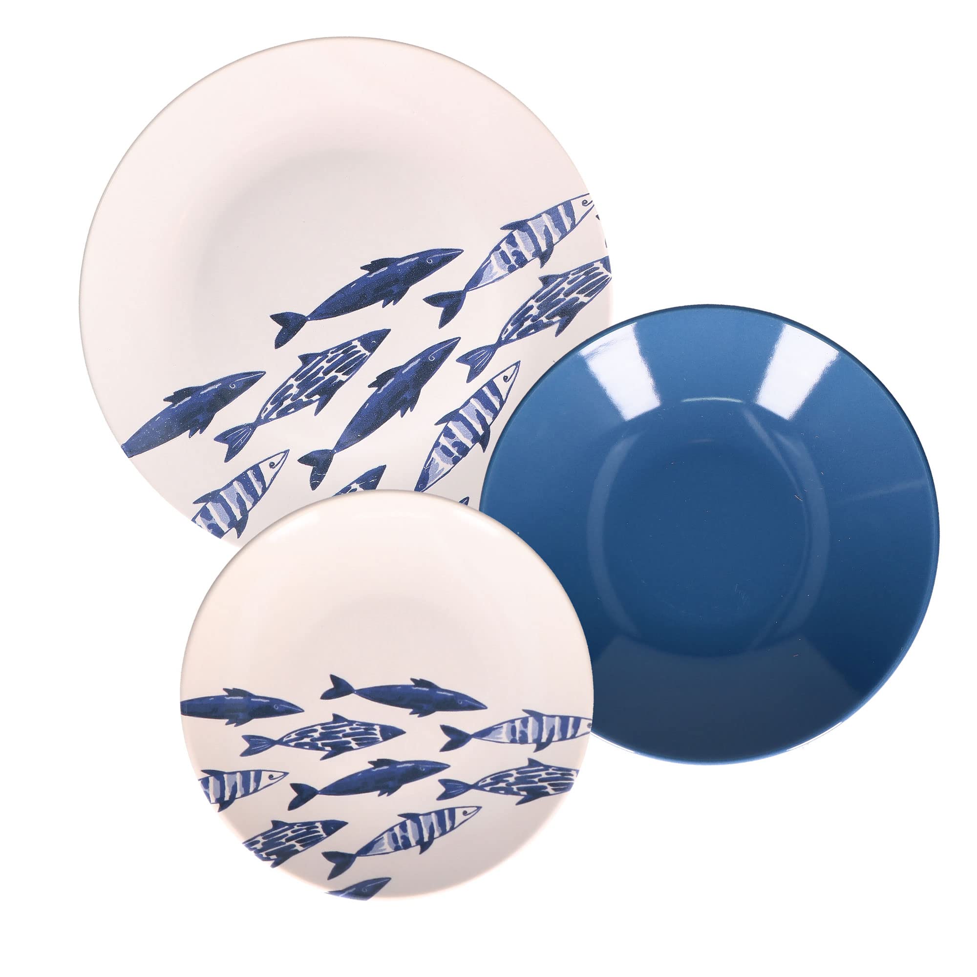 Thun Rose & Tulipani - Set 18 Piatti The Blu Ones
