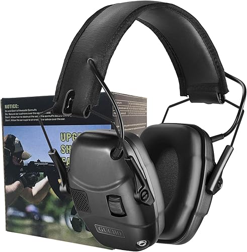 GUCHO Hearing Protection Ear Muffs,Shooting Range Ear Protection for Hunting Mowing
