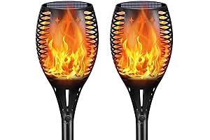 YoungPower Landscape Solar Tourch Light, Waterproof Solar Flickering Flame Torches Light