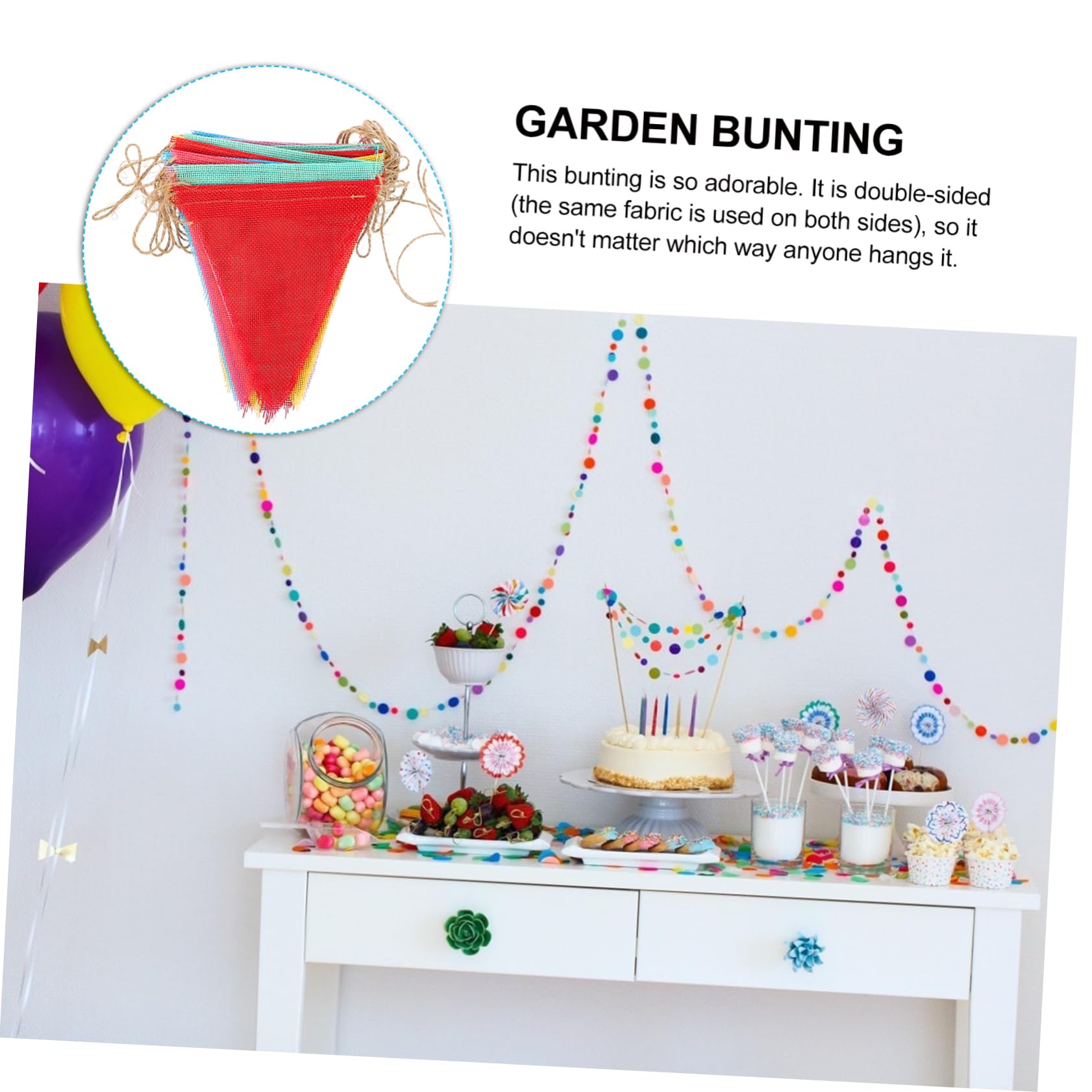 Yardwe 3 Paquetes Empavesado De La Decoración De La Boda Empavesado De Triángulo Guirnalda De Banderines De Tela Pancarta Triangular Colgante Multicolor Lino De Imitación
