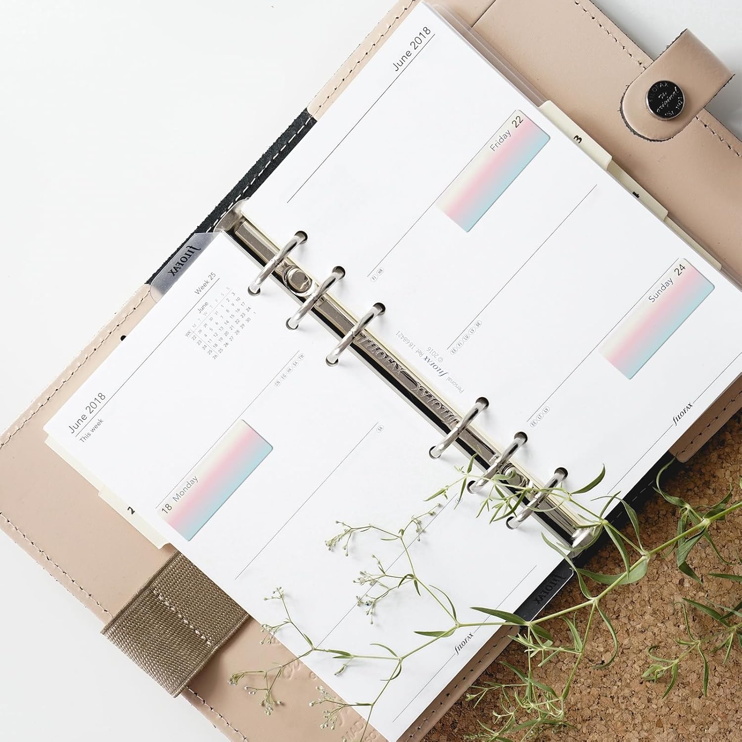 Gradient Thermal Labels Vinyl 1 × 2 Inch Red Self-Adhesive Rectangle Stickers Roll Waterproof Direct Printer Decals Name Tags for QR Code DIY Office Address 500 PCS - Image 5