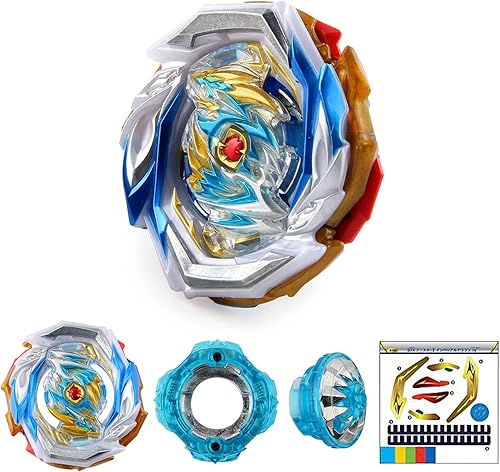 Miniatura 8 de Battling Toys Burst Booster GTRise B-154 Imperial Dragon Starter con B-184 Cuerda personalizada Bey Launcher LR Izquierda+Derecha Spin & Launcher