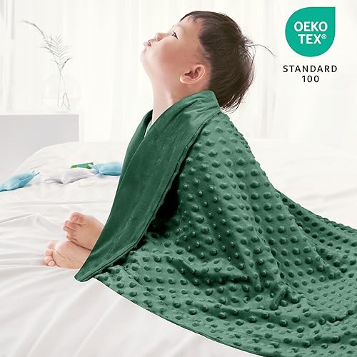 Miniatura 2 de Minky - Manta de bebé para niños y niñas, neutra, 40 x 50 pulgadas, suave y ligera, manta de microforro polar con doble capa, respaldo de puntos,