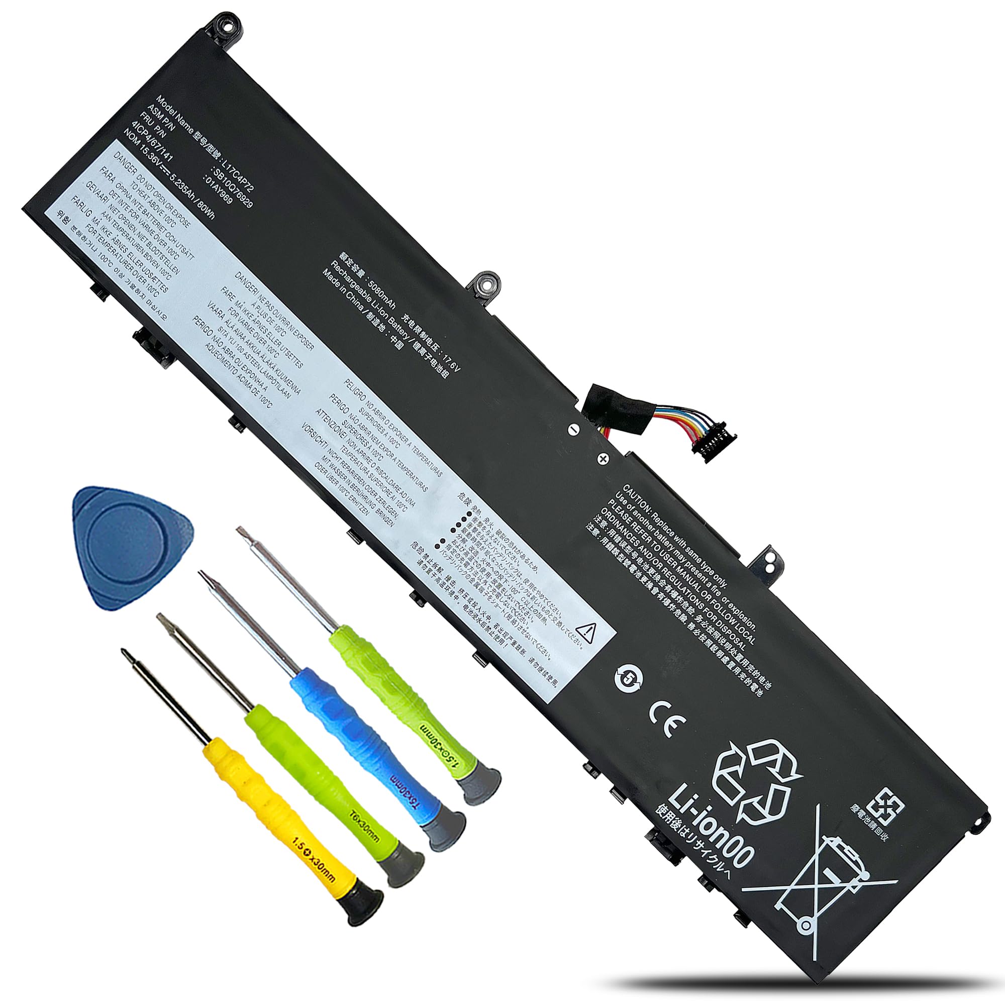 L17C4P72 L17M4P72 L18M4P71 Laptop Battery Compatible with Lenovo ThinkPad X1 Extreme 1st Gen/2nd Gen ThinkPad P1 1st Gen/P1 Gen 2 Series Notebook SB10Q76928 01AY968 SB10S57317 01YU911