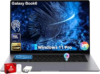 Samsung Galaxy Book6 16" AI Laptop, Intel Core Ultra 7, Copilot+ PC, 24-Hour Battery