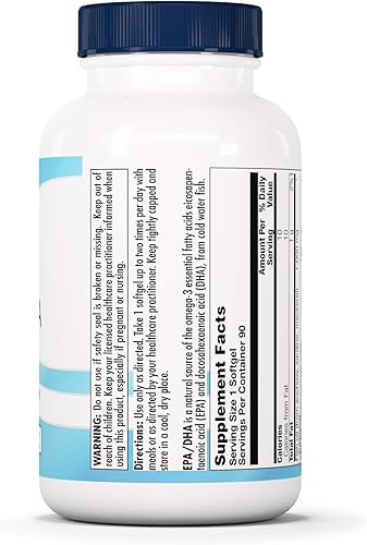 Miniatura 4 de Nutra BioGenesis EPADHA - Omega-3 para ayudar a apoyar la salud cerebral y cardíaca - 90 cápsulas