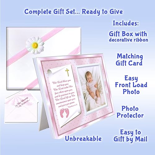 Miniatura 8 de Baby Blessing - Marco de fotos de dedicación para regalar en tu dedicación, niño