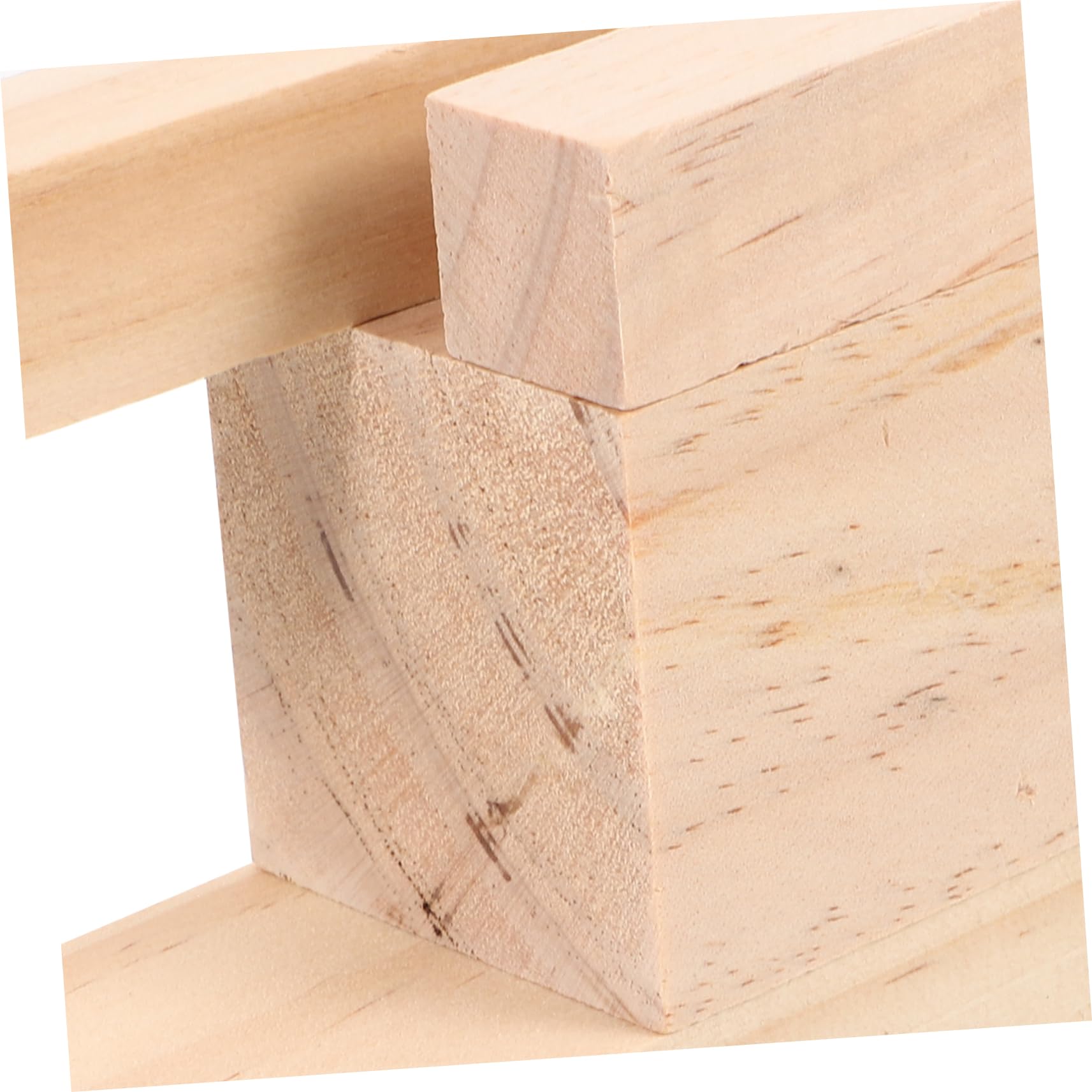 Holzklötze Basteln 16 Stück Holzblöcke Massivholz 2x5cm Holzleisten Selbstgemacht Schnitzübungen Anfänger Kunsthandwerk