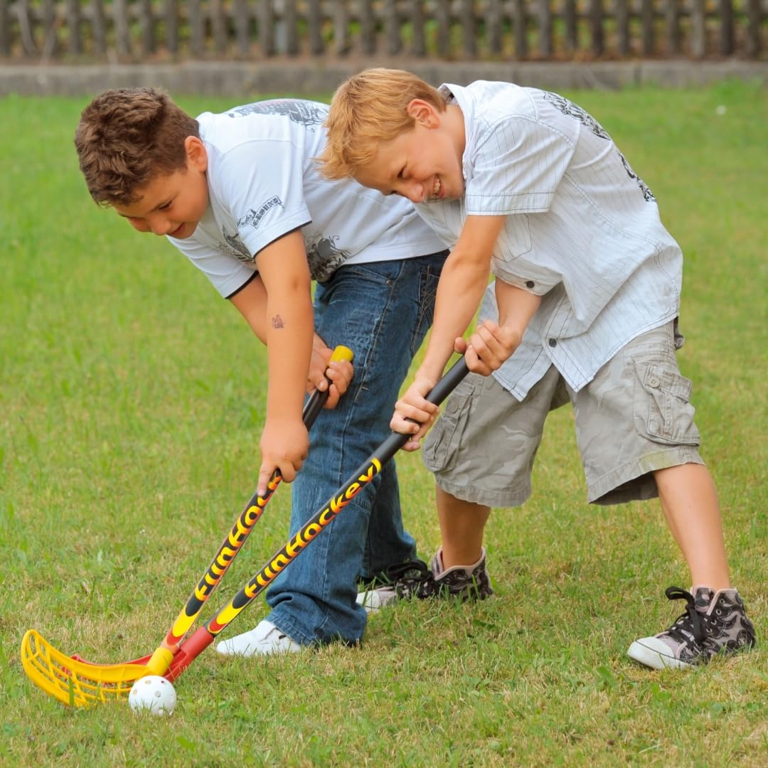 Bandito 4415.01 Set de Hockey, Noir/Jaune/Rouge, 95 x 23,4 x 10 cm