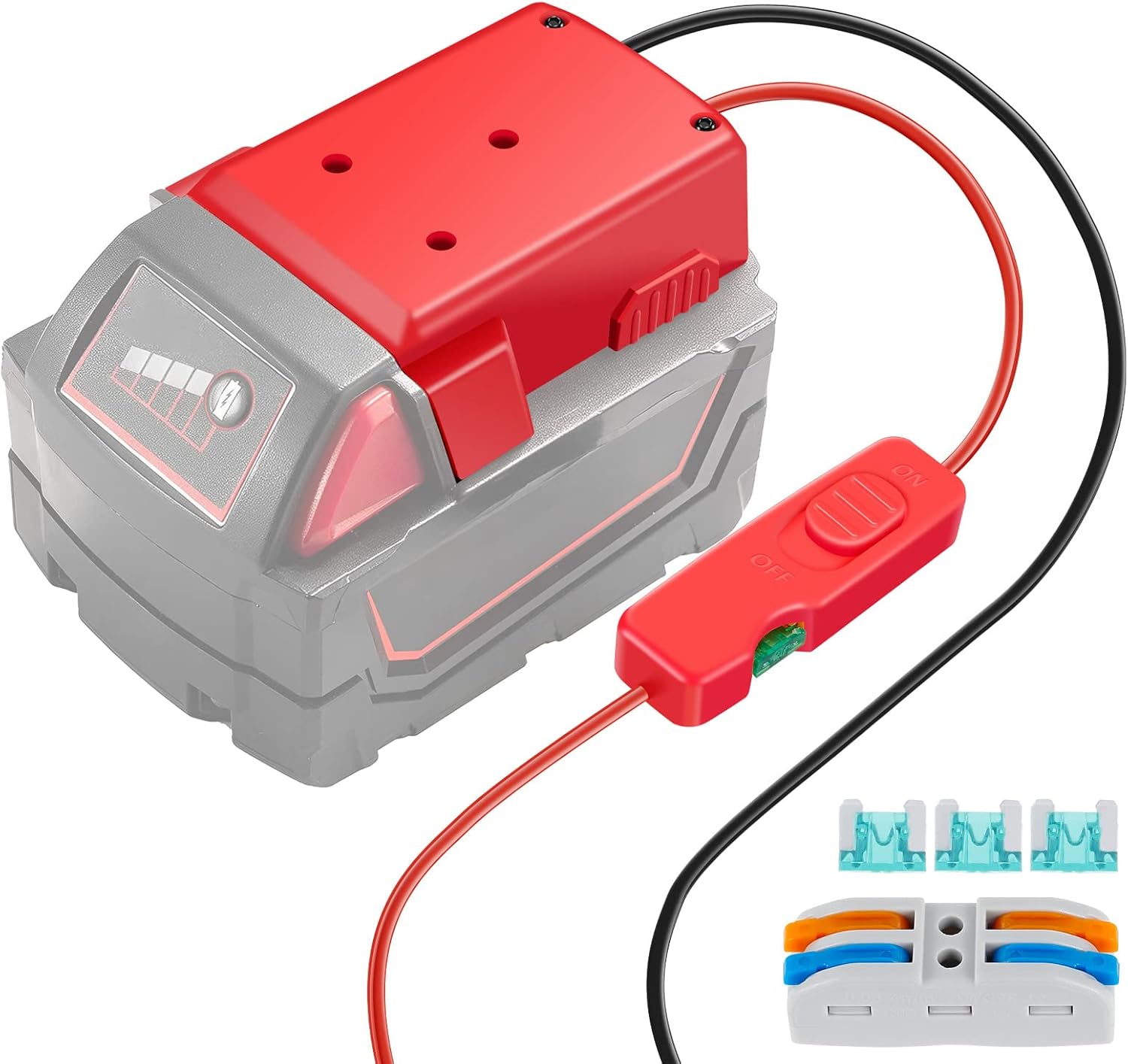 uywapvt Power Wheel Adapter for 18V M18, Lithium Battery