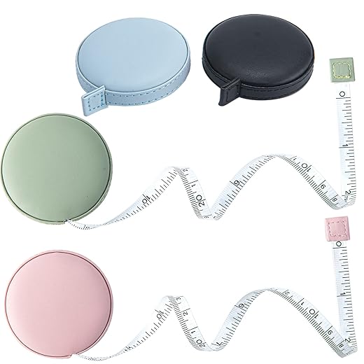 Soft Retractable Tape Measure for Body 79 Inch Flexible Ruler for Weight Loss Medical Body Measurement Sewing Tailor Craft Measuring Tape Double Scale Mini Fabric Ruler Tape