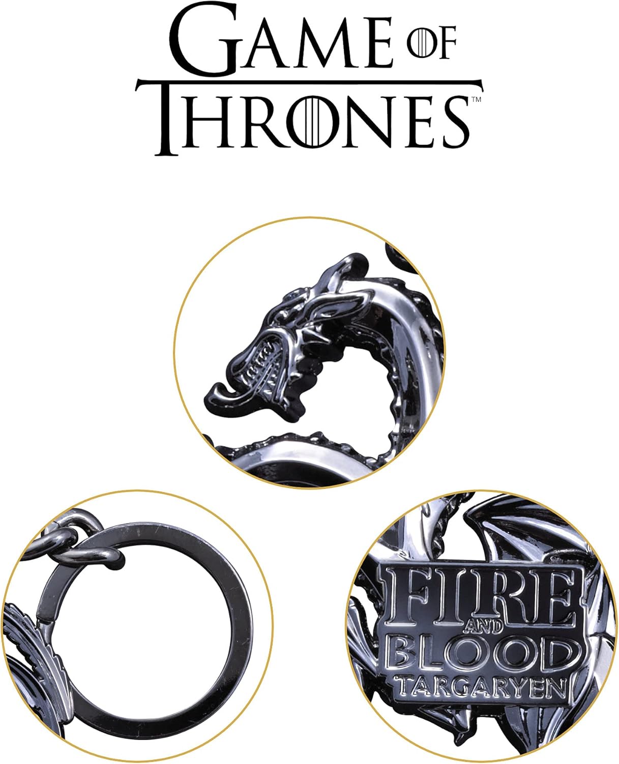 The Noble Collection Game of Thrones Keyring