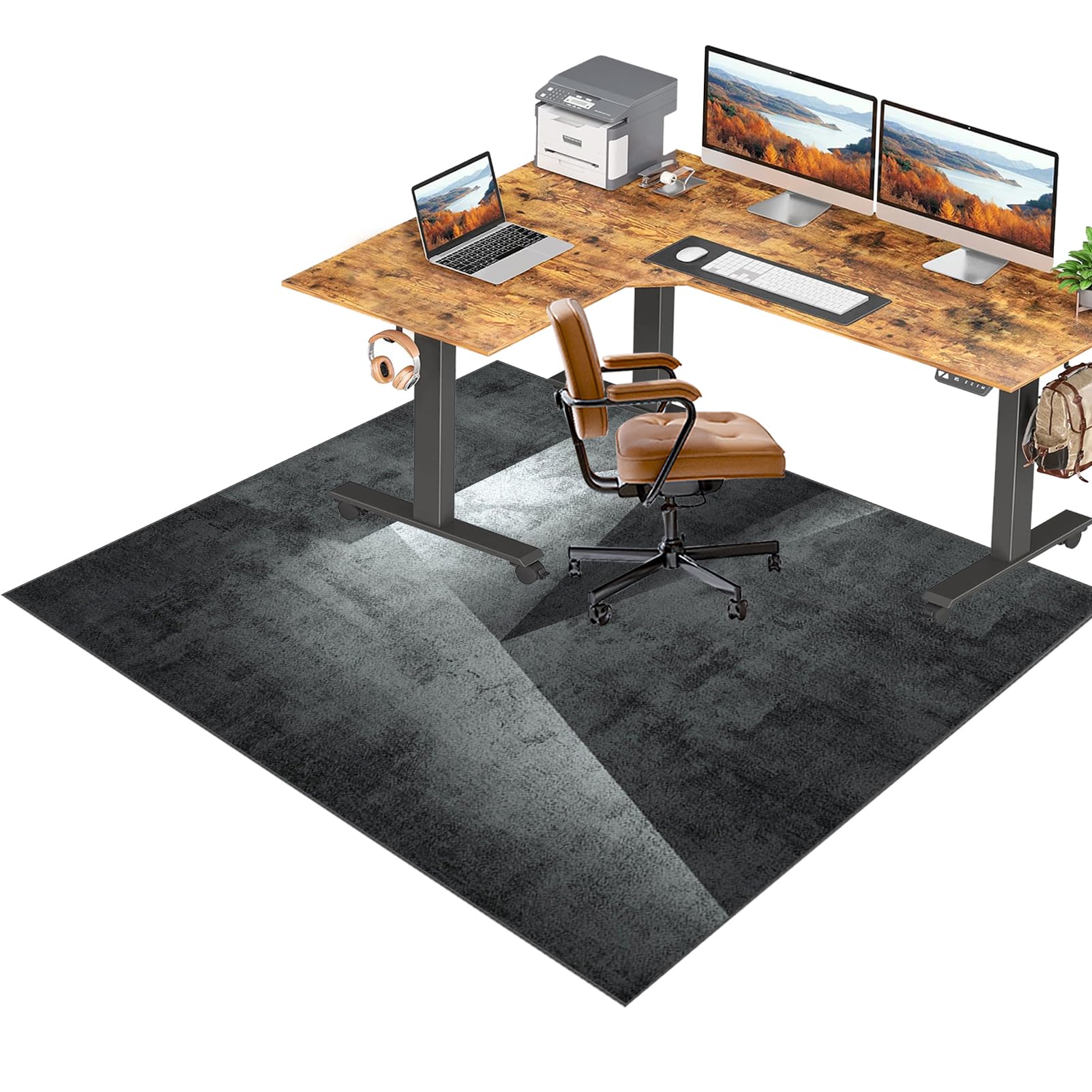 Office Chair Mat for Hardwood Floor Chair Mat for Carpeted Floor Carpet Floor Protection Mat Floor Mat - 200 x 300 cm Desk Chair Office Mat Desk Chair Floor Protector Mat Rug for Gaming Rolling Chair