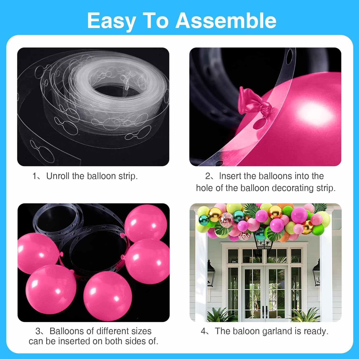 Luau Party Decorations Set, 120 Pcs Hawaiian Birthday Party Supplies image 5