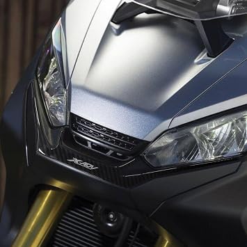 labelbike - 3D Sticker Motorcycle Muzzle Protection and Decoration in Resin Compatible with Honda X-ADV 750 2017-2020 - Carbon Color