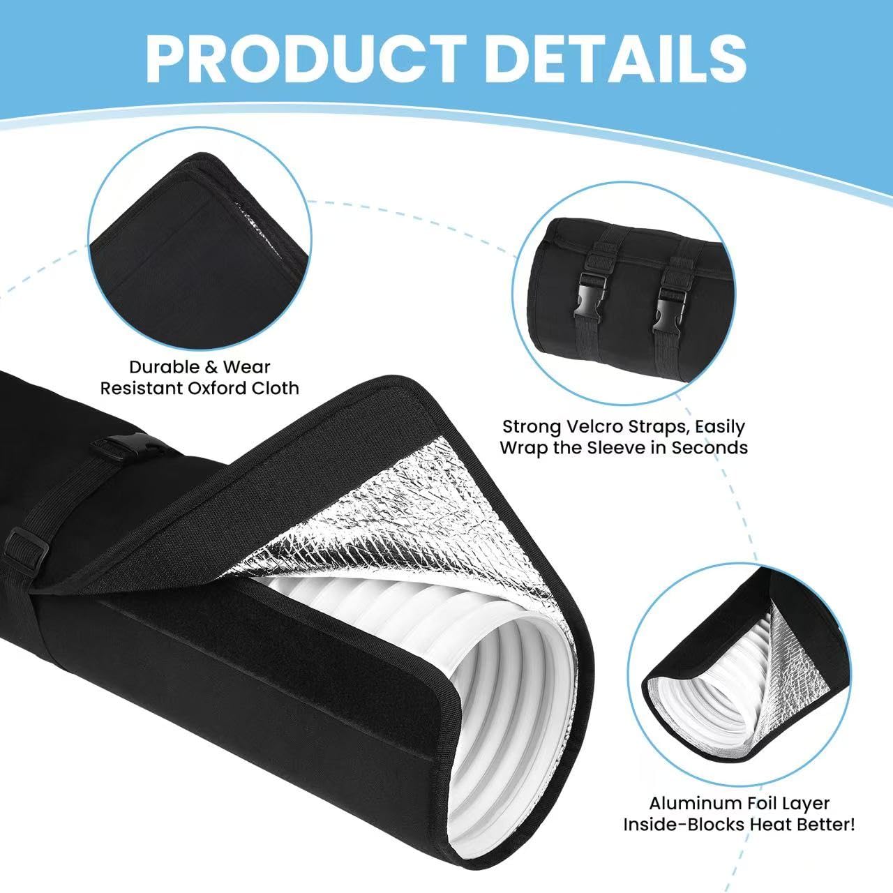 AC Hose Insulation Sleeve - Keep Cool & Save Energy -3