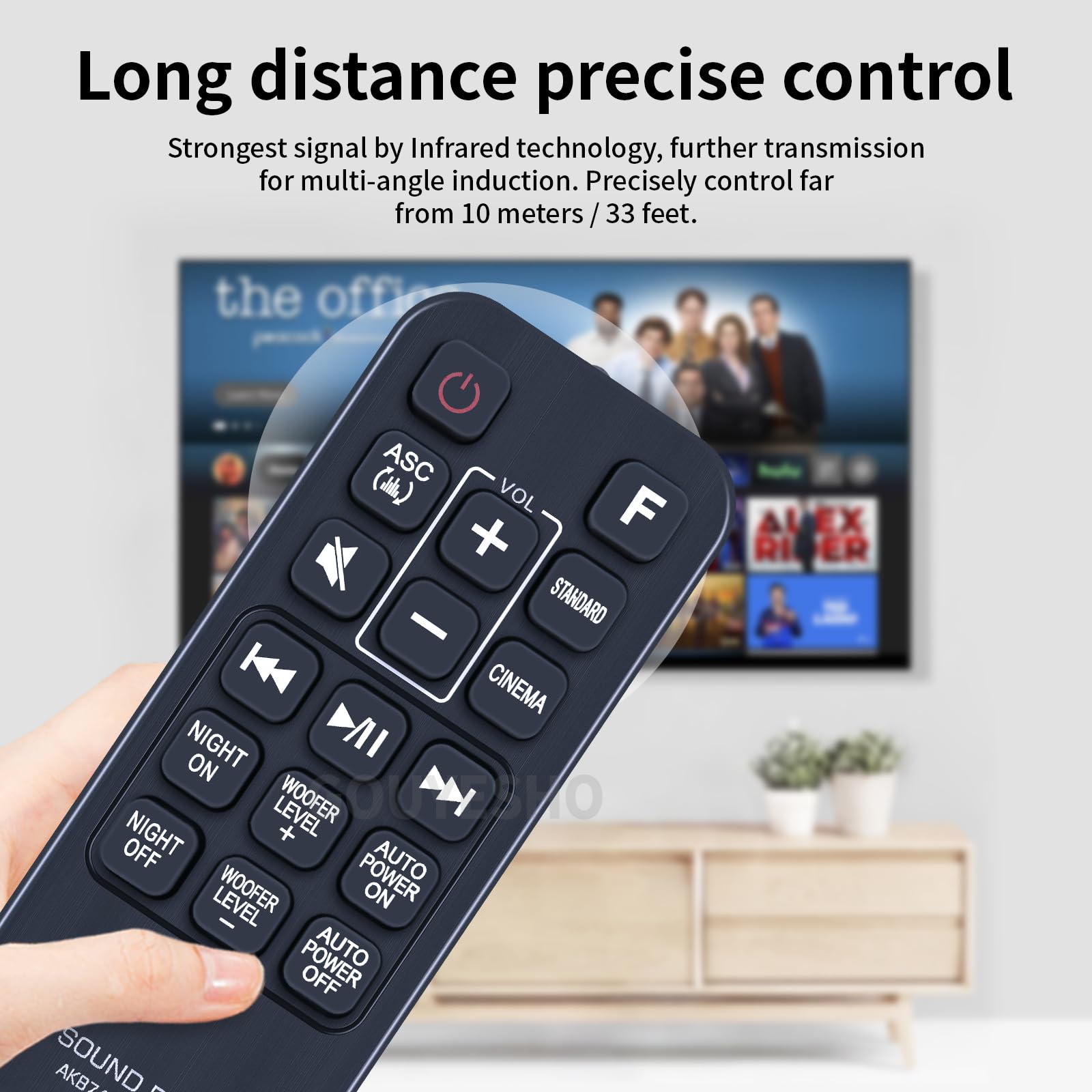 AKB74815396 Télécommande Pour L.G SoundBar SJ4R SJ4Y SJ4Y-S LASC58R DJ4YS SH3B SH4Y SJ3 SJ4 SK4D SPH3B-W SPJ4-S