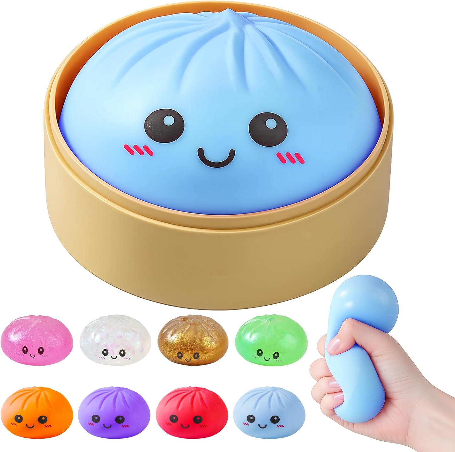 Dumpling Mystery Box Sensory Toy Food Stretchy Desk - $16.99