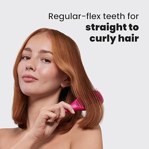 Miniatura 5 de Tangle Teezer Cepillo desenredante definitivo, elimina nudos y reduce la rotura, mini cepillo de pelo para viajes, manos pequeñas y todo tipo de