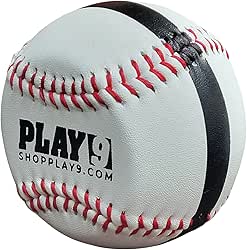 SHOP PLAY 9 Leather Baseball Spinners, Baseball Throwing Spin Trainers