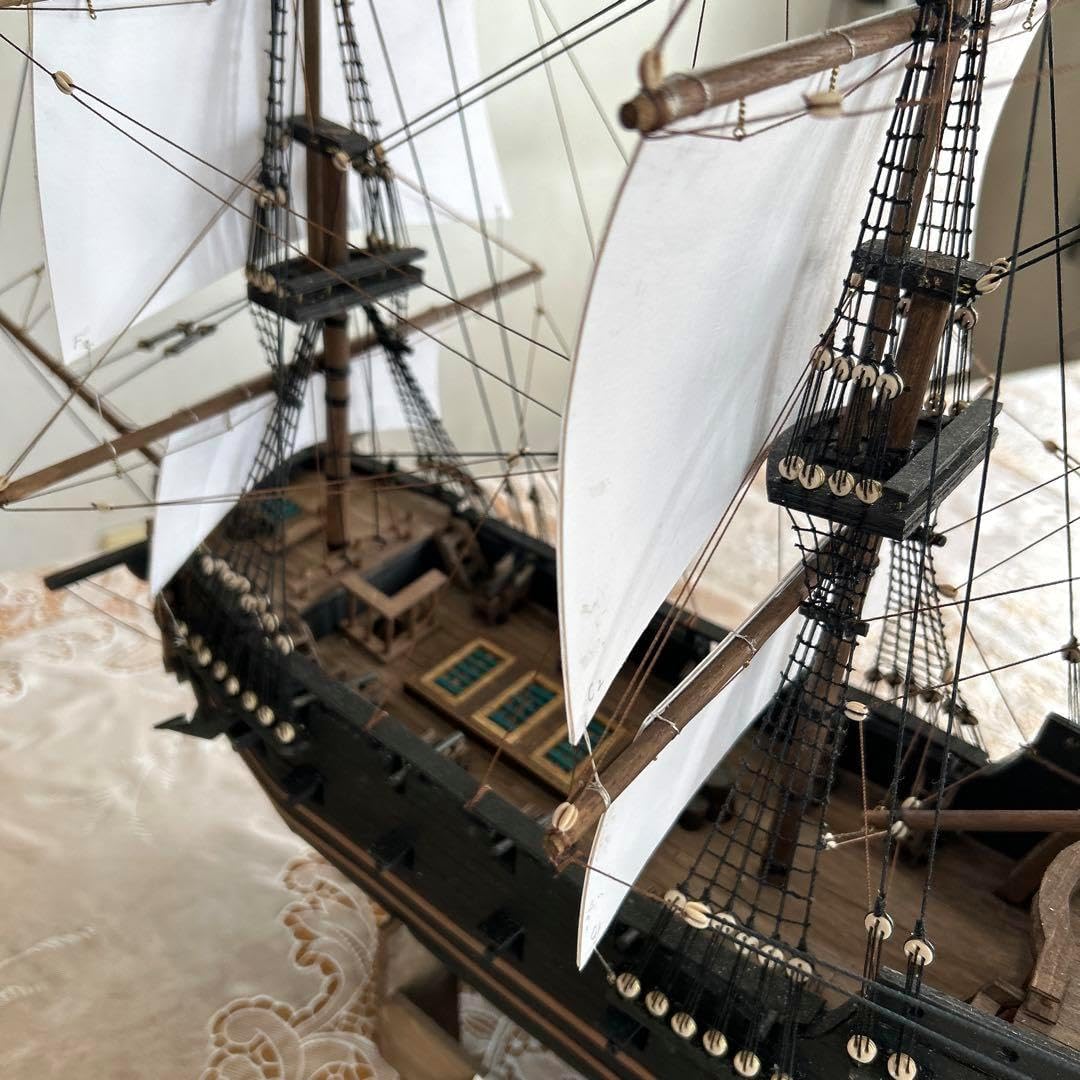 木製帆船模型 船台付き (帆船part2-U) (全てハンドメイド) 木製帆船模型 船台付き (帆船part2-T) (全てハンドメイド) 木製模型