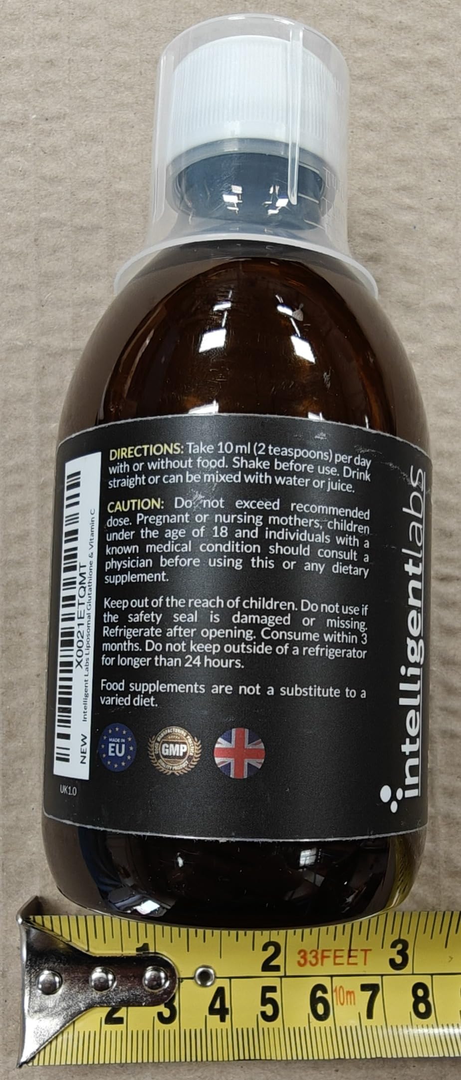 milk thistle increase glutathione Intelligent Labs Liposomal Glutathione + Vitamin C, Martinique