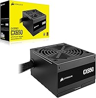 Vista 7 de CORSAIR CX650 80 Plus Bronce Fuente de alimentación ATX de bajo ruido no modular de 650 vatios - NA - Negro