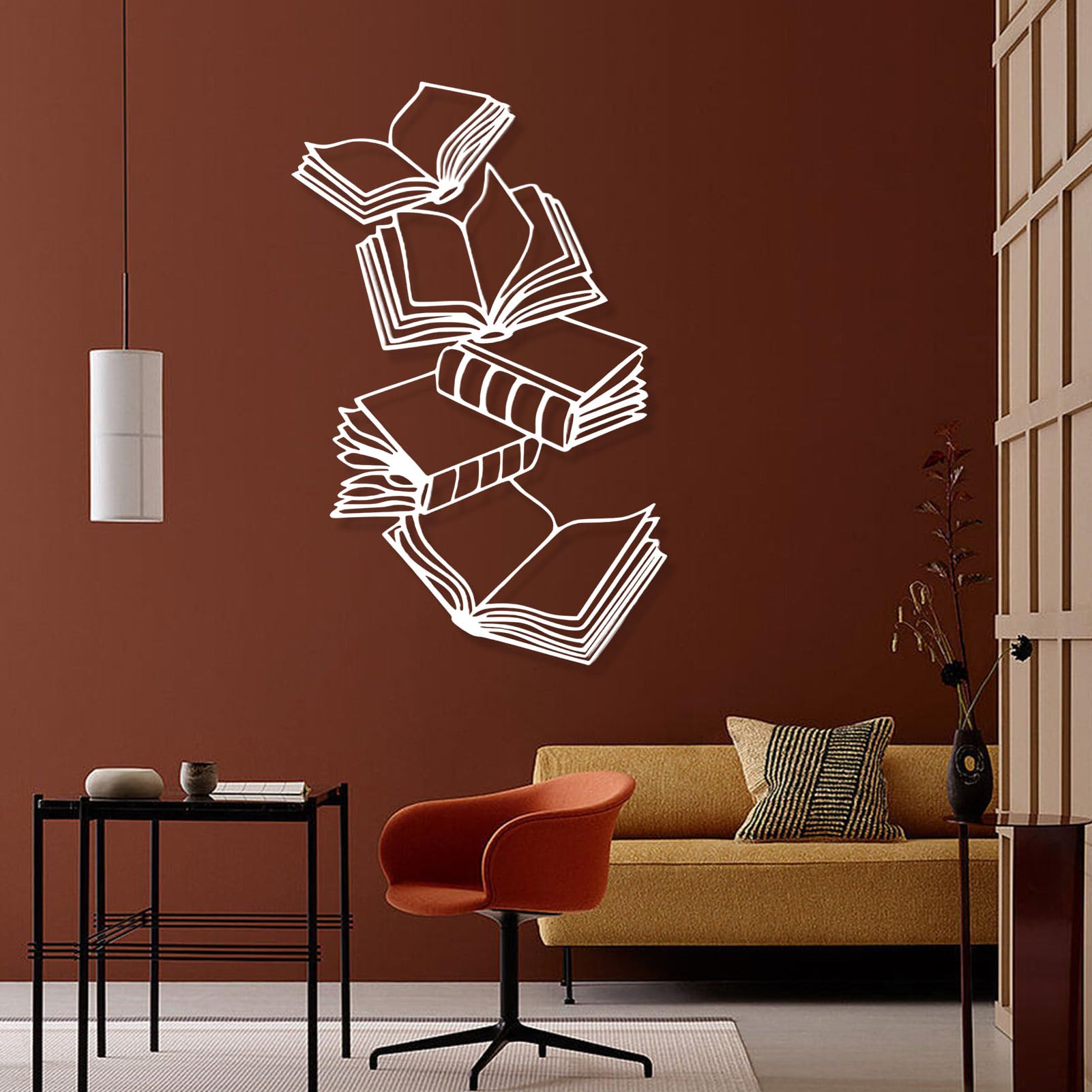 Amazon.com: Books Metal Wall Art, Metal Bookish Wall Decor