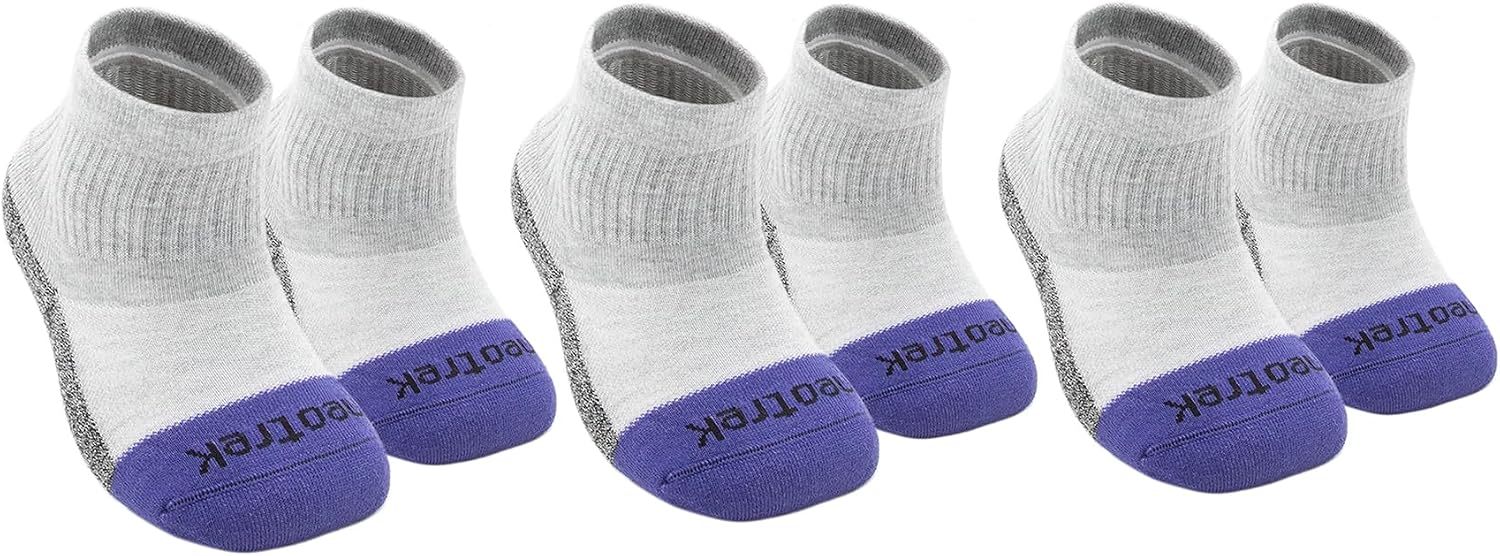 Transmet Qtr Crew Socks: Pair for Bilateral Partial-Foot Amputees (2 Transmet Socks Per Pair) (3pk)