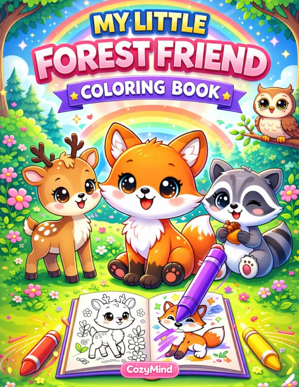 MY LITTLE FOREST FRIENDS: COLORING BOOK (My Little World Coloring Book)