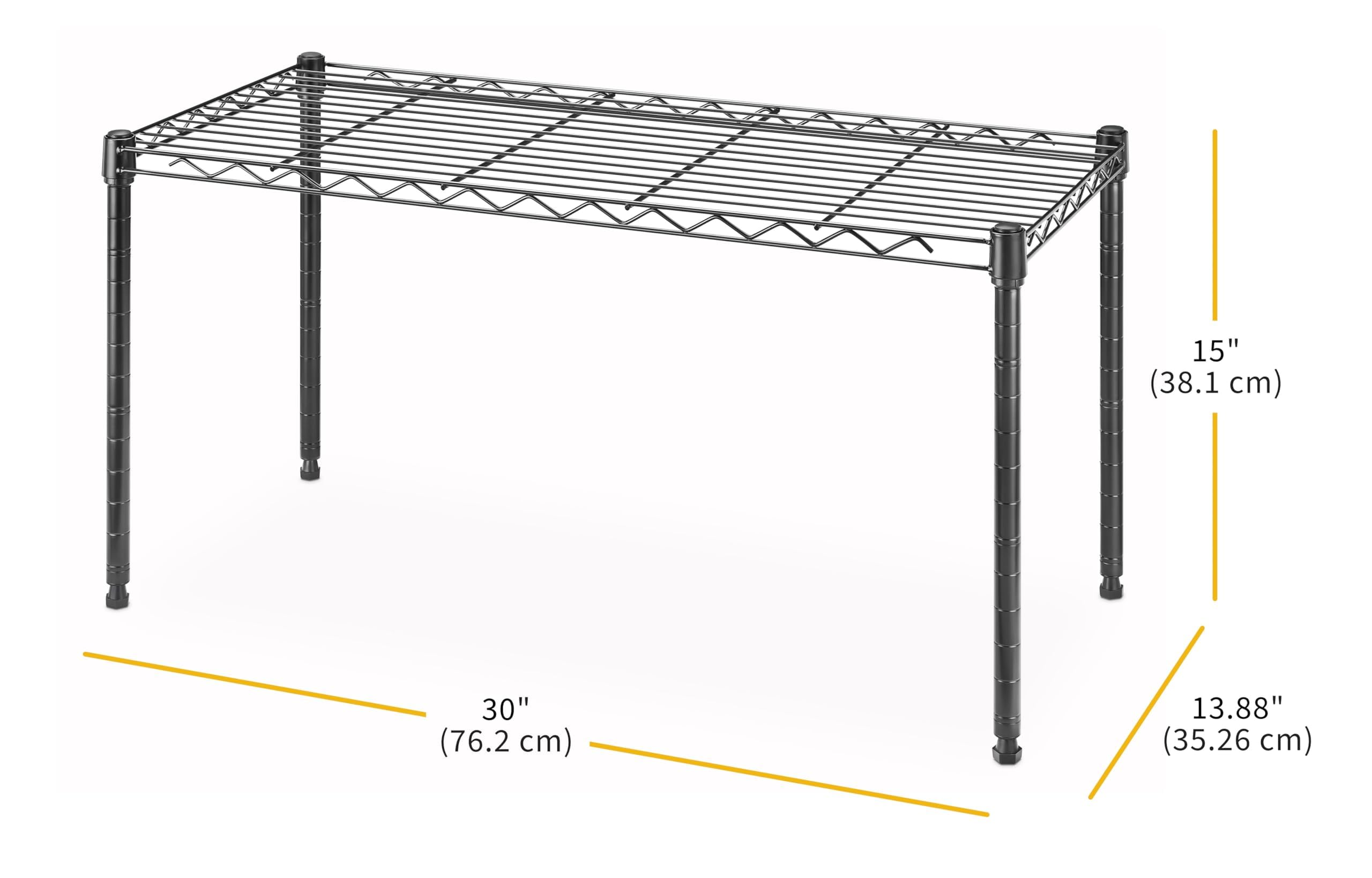 Amazon.com: Whitmor 1 Tier Shelving Units, Wire Rack Storage