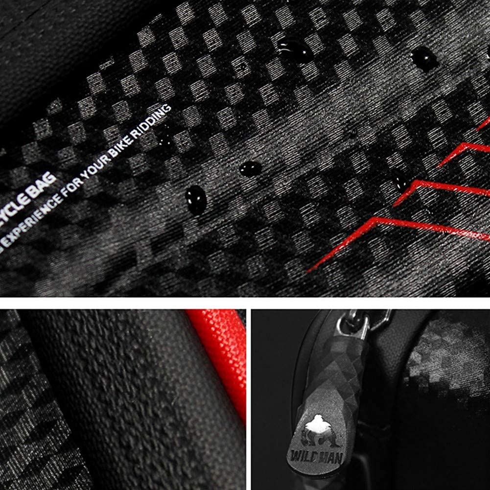 Bolsa de Tubo Superior para Bicicleta Bolsa de Bicicleta Impermeable Bolsa de teléfono de Bicicleta de Carcasa Dura para Todo Tipo de Bicicletas
