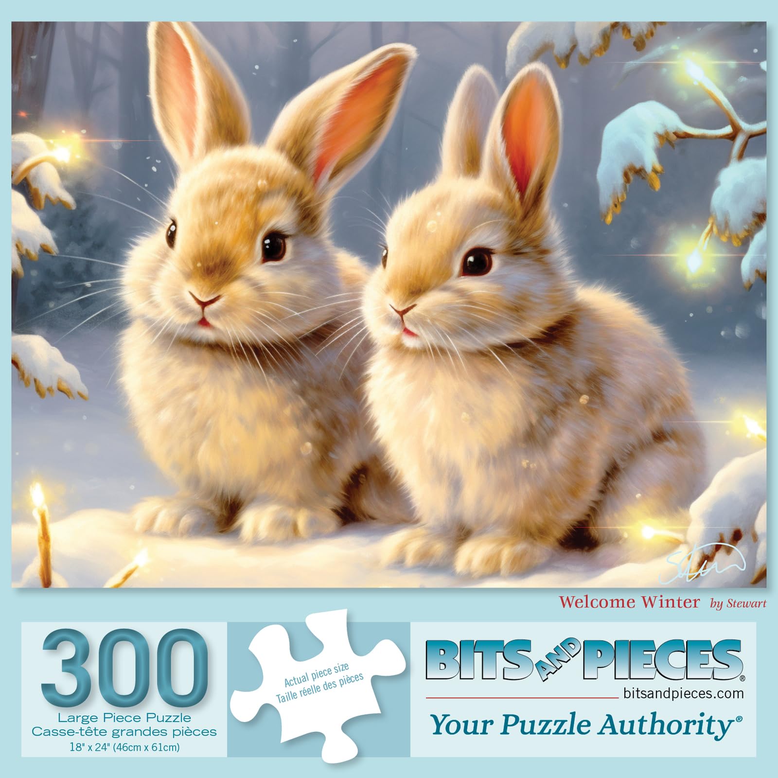Easter Puzzle Bits And Pieces 300 Piece Easter Bunny Jigsaw Puzzle ...