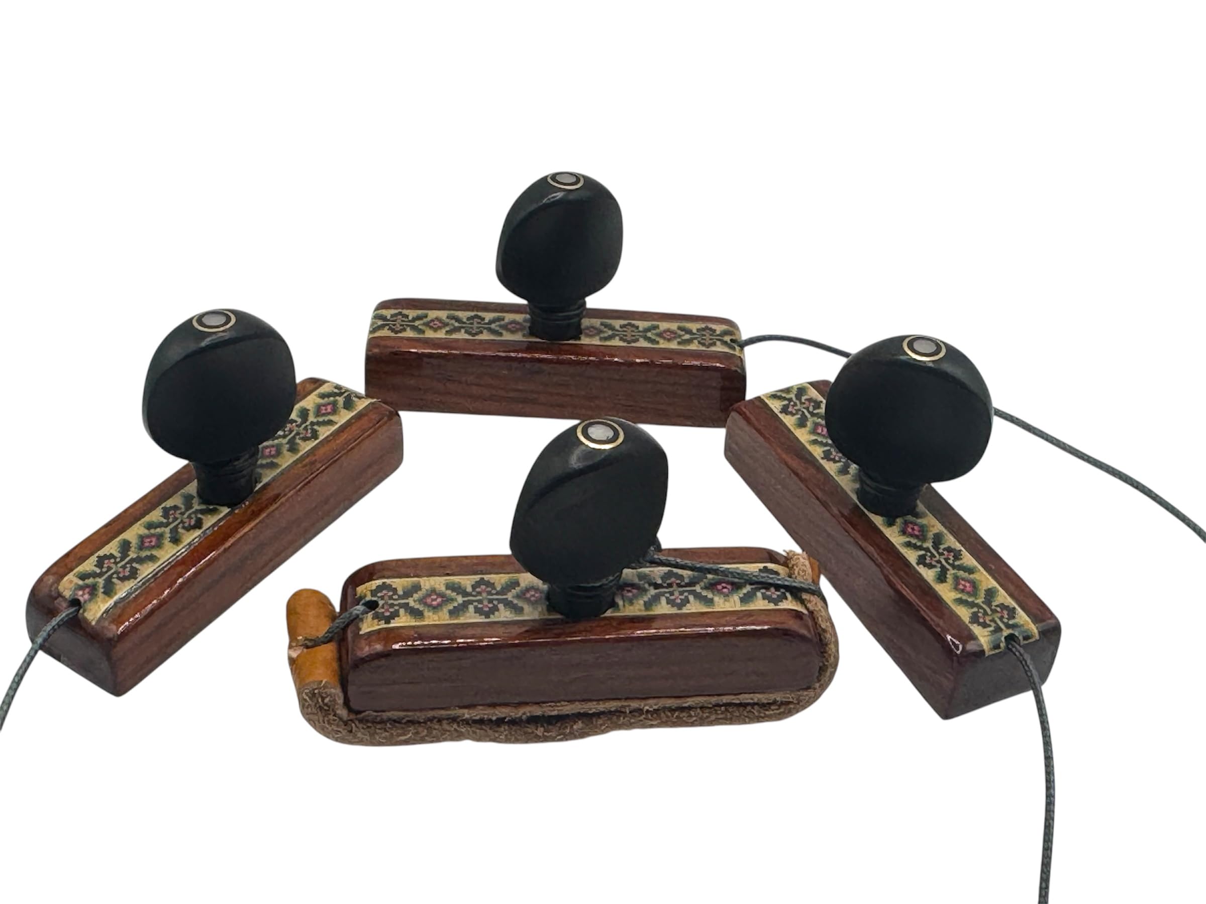 Cejilla Artesana para Guitarra Flamenca NAZARÍ de Cocobolo | Fabricada en España | Cejillas Algeciras