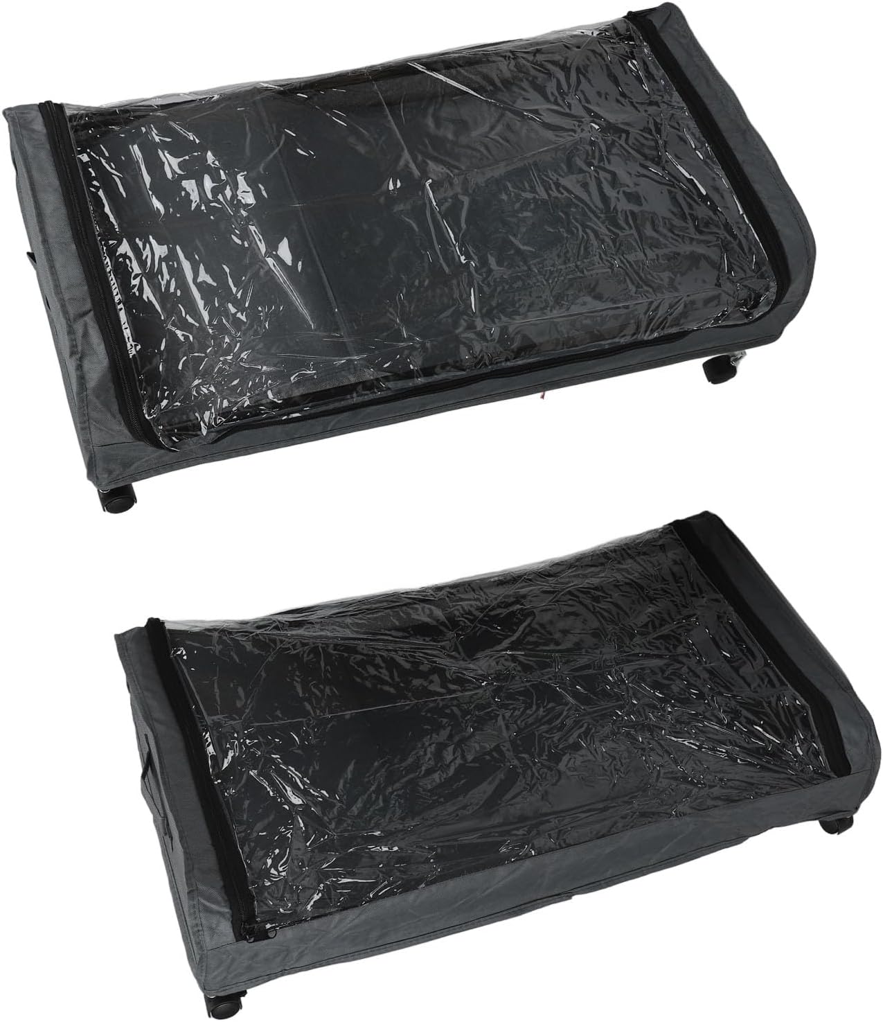 Under Bed Storage Container 360° Rotation Mute Wheel Curved Rolling Under Bed Drawer for Home Dormitory Bedroom Organization