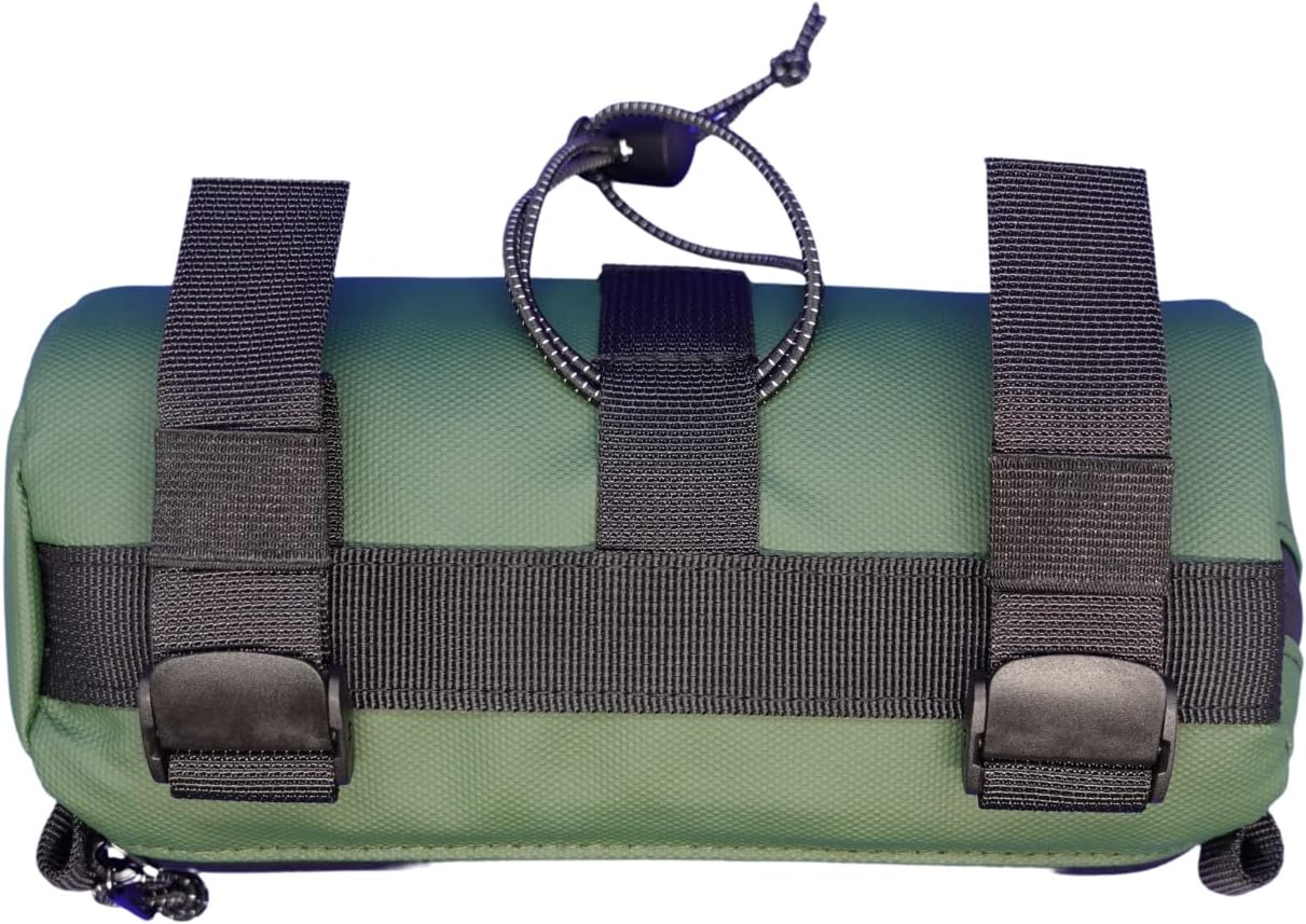 Green Waterproof Handlebar Bag (Forest Green)