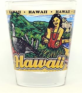 Hawaii State Wraparound Shot Glass