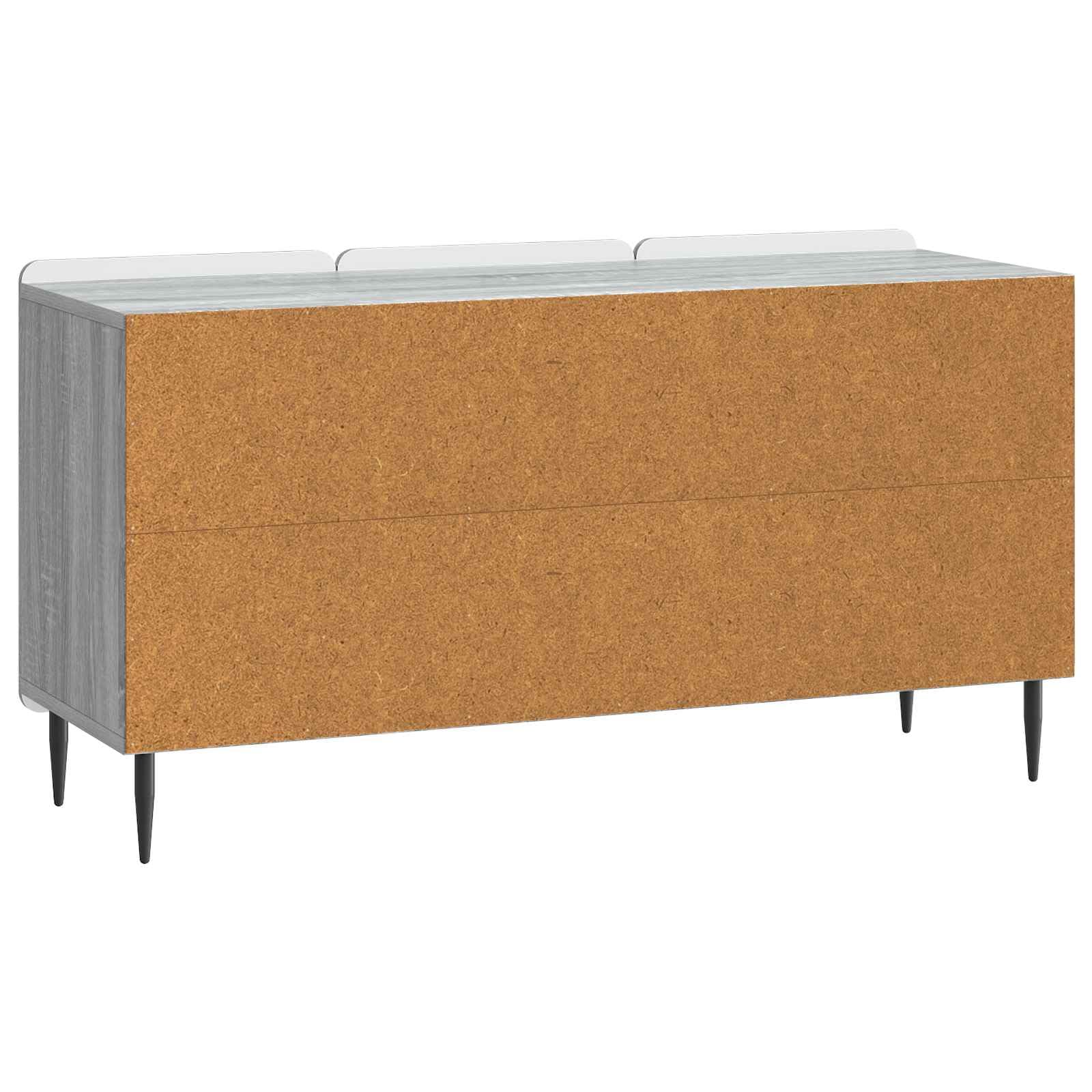 Drewnopochodny Nowoczesny Szafka TV 99x34 5x52 cm Szary