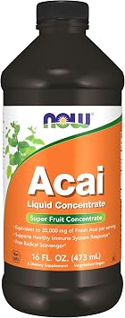 NOW Supplements, Acai Liquid, Super Fruit Concentrate, 16 fl. oz