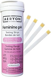 Aeryon Wellness Vaginal Health pH Test Strips for Women | Bacterial Vaginosis Treatment | pH Strips to Monitor Feminine Vaginal Health at Home | urine test strips | Balance pH Acidity & Alkalinity Level