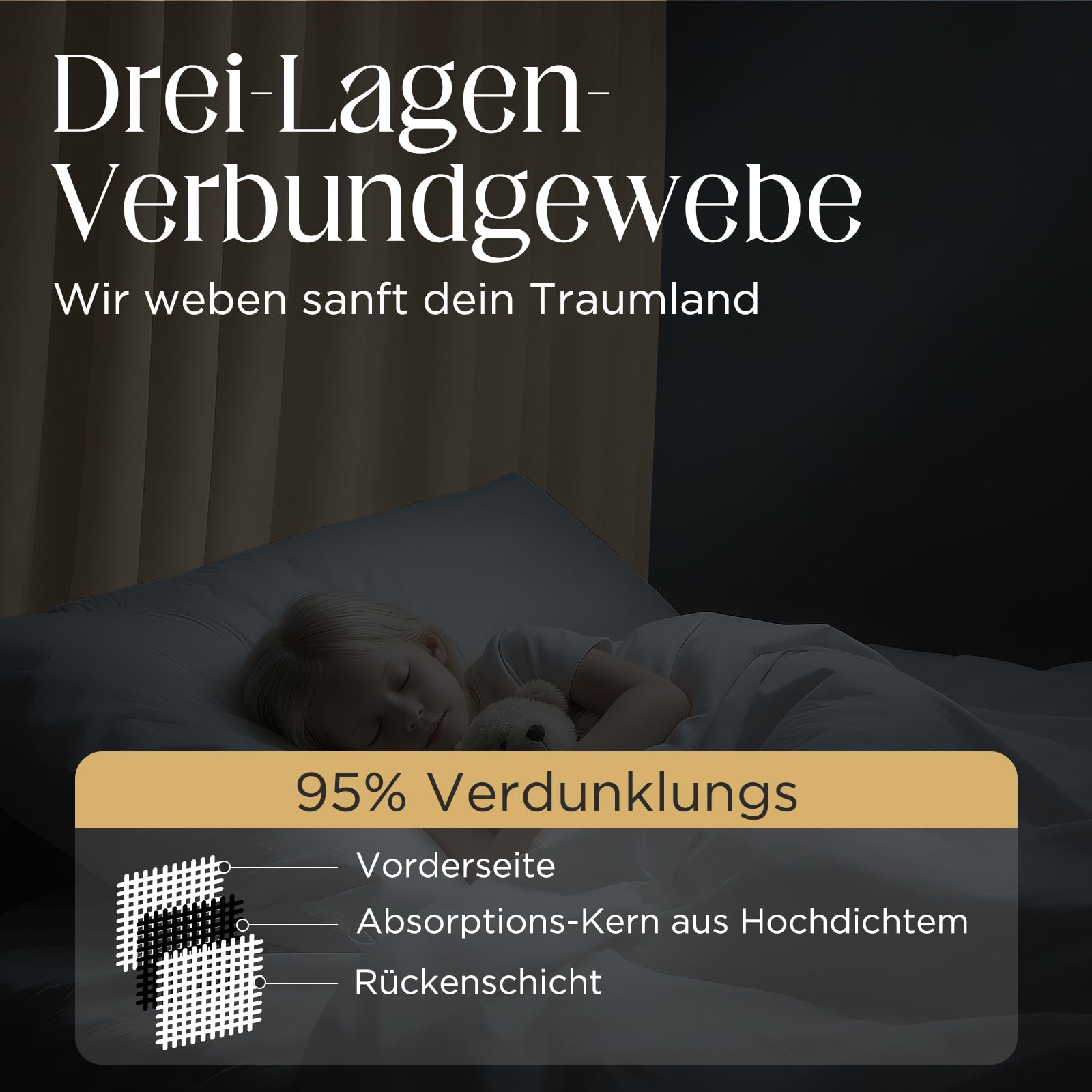 CUCRAF Vorhänge Blickdicht mit Kräuselband 2 Stück H245 x B140 cm Thermovorhang Schallschutz Verdunklungsvorhänge Kälteschutz für Wohnzimmer Kinderzimmer Schlafzimmer Vorhang