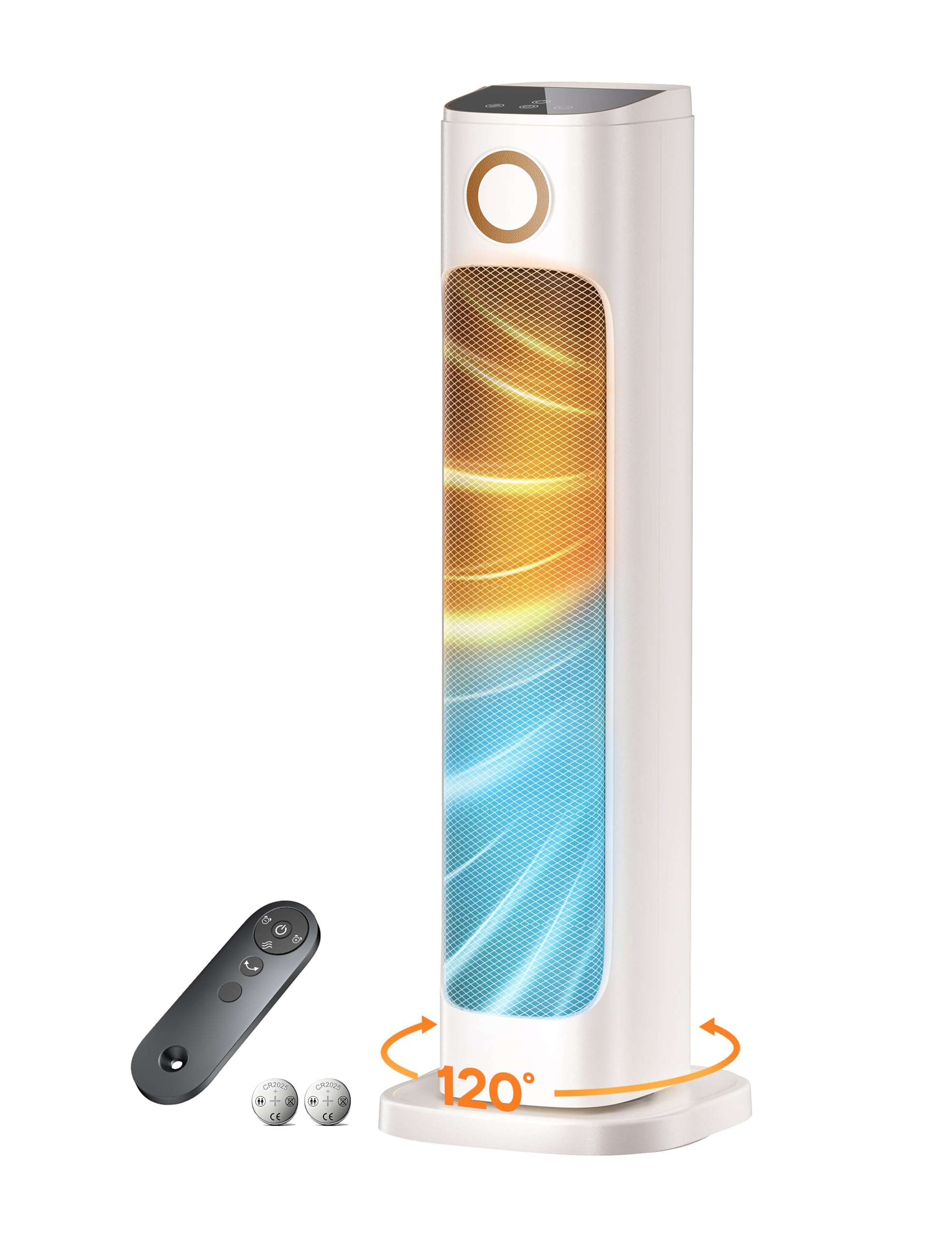 Patio Heater And Fan Combo for Indoor Use with 3 Heat Levels Space for Garage Backyard Room Indoor