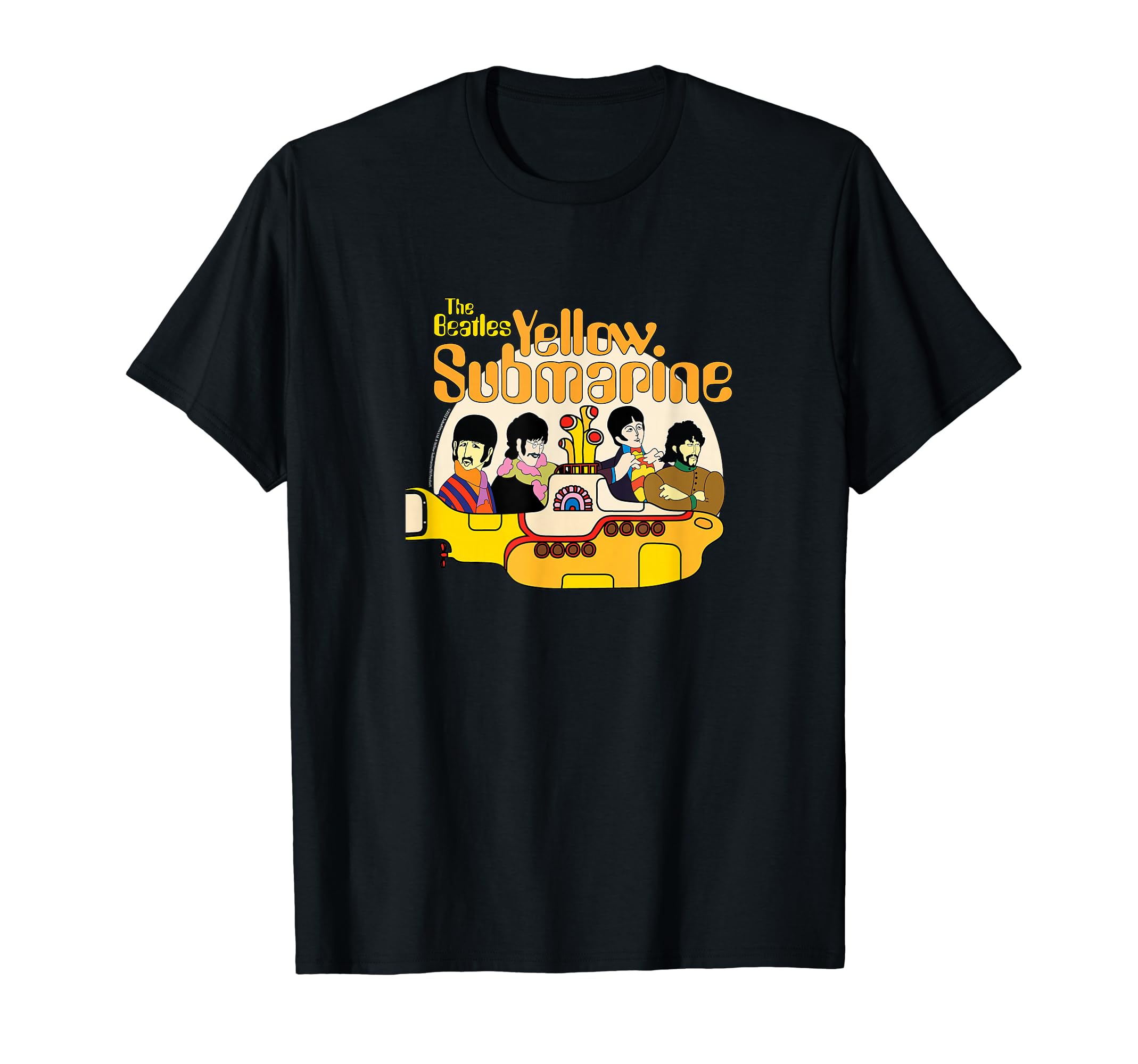 Amazon | ビートルズ - We All Live In A Yellow Submarine Tシャツ